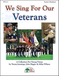 cover We Sing for Our Veterans Reproducible Book & CD